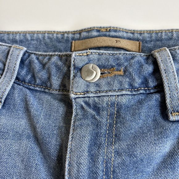 Joe’s High Rise Denim Blue Jean Cutoff Shorts Women's Size 29 Medium Wash - Picture 3 of 9